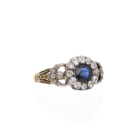Daisy Ring mit Saphir