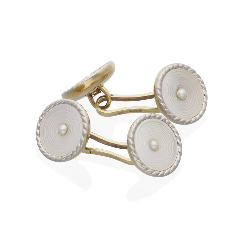 Elegante Manschettenknöpfe, um 1920
